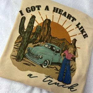 Heart Like A Truck Halter Tank